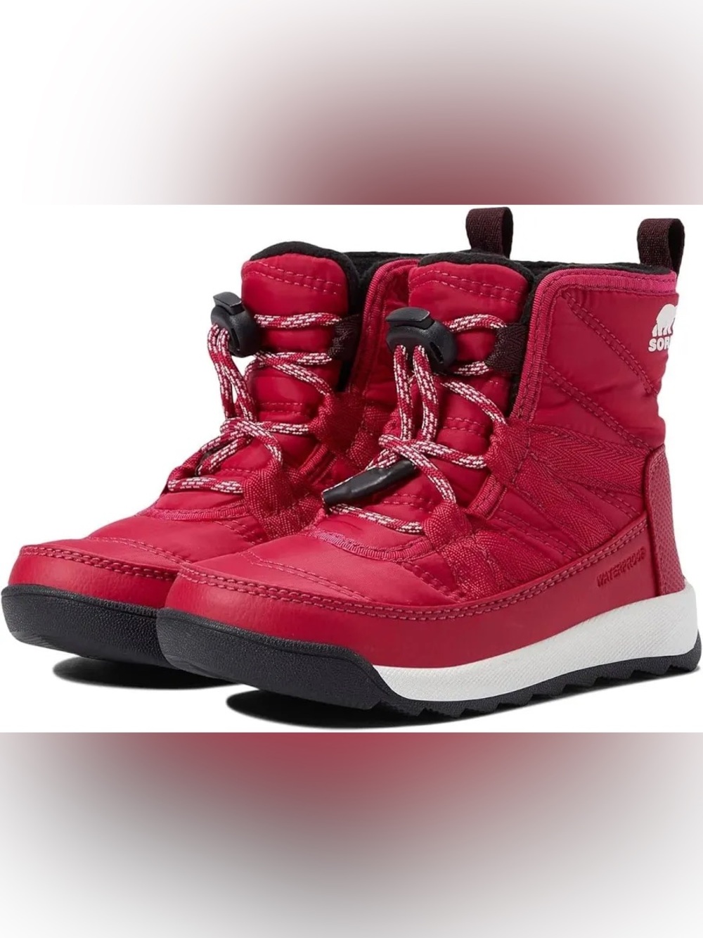 Sorel Kids Whitney II Waterproof Boot - Fuschia - Size 1 Little Kids